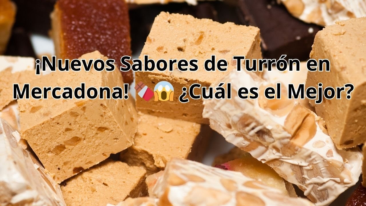 Barquillos de turrón en Mercadona: variedad y calidad para tus postres 1 barquillos de turron mercadona
