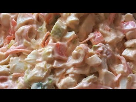 Receta fácil de ensalada de cangrejo al estilo Mercadona 1 ensalada cangrejo mercadona